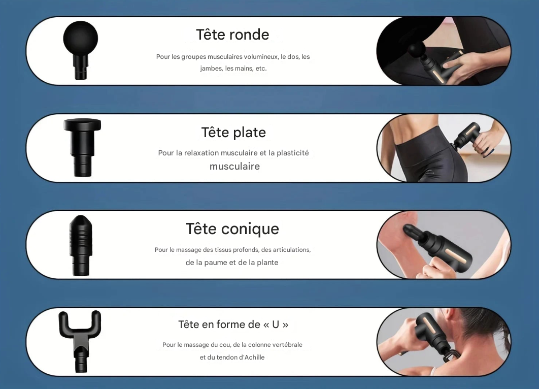 Pistolet de massage musculaire